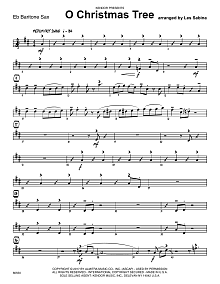 O Christmas Tree - Eb Baritone Saxophone 