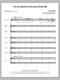 I Want Jesus to Walk with Me - Score