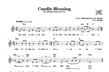 Candle Blessings (For Shabbat and Yom Tov) 