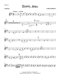 Dormi, Jesu - Violin 2