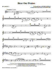 Hear Our Praises - Bb Clarinet 2 