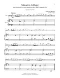 Minuet In G Major, BWV Anh. 114