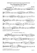 Two Hungarian Folk Tunes (No. 31 from For Children, Vol. 1)
