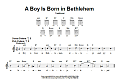 A Boy Is Born In Bethlehem