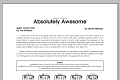 Absolutely Awesome - Guitar Chord Chart