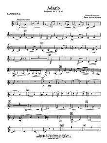 Adagio Symphony No. 2, Op. 61 - Baritone T.C. 