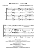 I Want To Hold Your Hand (arr. Ben See)