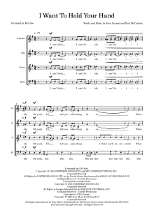 I Want To Hold Your Hand (arr. Ben See) 