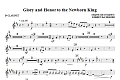 Glory And Honor To The Newborn King - Bb Clarinet