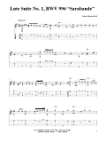 Lute Suite No. 1, BWV 996 "Sarabande"