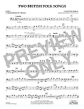 Two British Folk Songs (arr. Robert Longfield) - Pt.4 - Trombone/Bar. B.C./Bsn.
