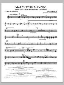 March With Mancini - Eb Baritone Saxophone 