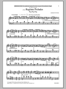 Rag Bag Rag (from Ragtime Preludes) 