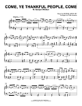 Come, Ye Thankful People, Come (arr. Phillip Keveren)