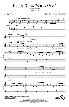Happy Xmas (War Is Over) (arr. Jill Gallina) 