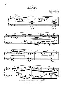 Prélude in F minor, Op. 28, No. 18 