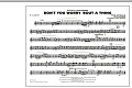 Don't You Worry 'Bout A Thing - Bb Clarinet