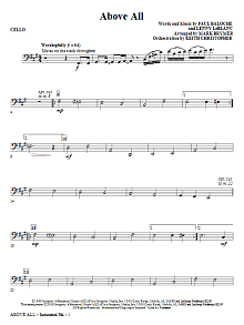 Above All - Cello 