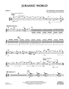 Jurassic World - Violin 1 