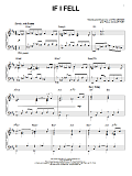 If I Fell [Jazz version] (arr. Brent Edstrom)
