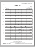 Ode To Joy (Does Not Match SATB 08752035) - Full Score