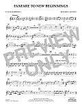 Fanfare for New Beginnings - Eb Alto Saxophone 1