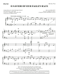 O Savior Of Our Fallen Race (arr. David Angerman) - Piano