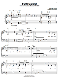 For Good (from Wicked)