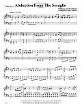 Abduction From The Seraglio (Overture) - Piano Accompaniment