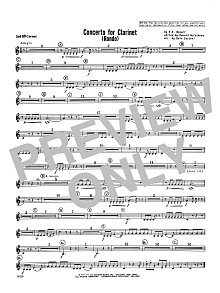 Concerto For Clarinet - Rondo (3rd Movement) - K.622 - Cornet 2 