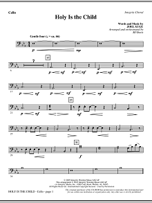 Holy Is The Child - Cello 