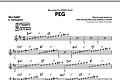 Peg - Eb Solo Sheet
