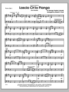 Lascia Ch'io Pianga (from Rinaldo) - Piano 