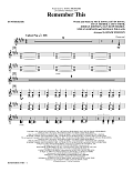 Remember This (arr. Roger Emerson) - Synthesizer