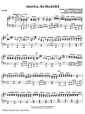 America, The Beautiful - Piano