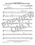 All I Want for Christmas Is You (arr. Michael Brown) - Eb Baritone Saxophone