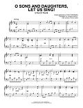 O Sons And Daughters, Let Us Sing!