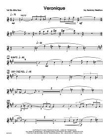 Veronique - 1st Eb Alto Saxophone 