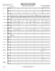 Bella's Lullaby (from Twilight) - Full Score 