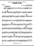I Want It All (from "High School Musical 3") - Alto Sax 2
