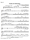 Psalm of Celebration - Flute 1,2