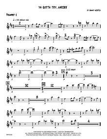 Ya Gotta Try...Harder - 1st Bb Trumpet 
