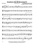 Symphony No. 40, Movement III (Menuetto And Trio) - Bb Clarinet