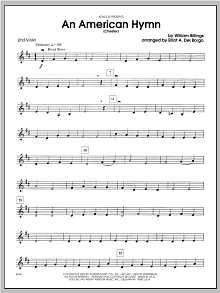 An American Hymn (Chester) - Violin 2 